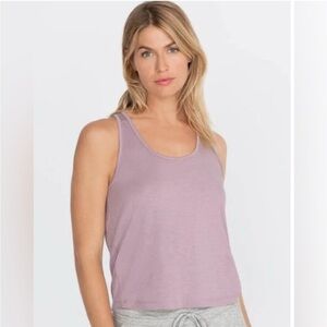 Johnny Was Calme Purple Racerback Tank